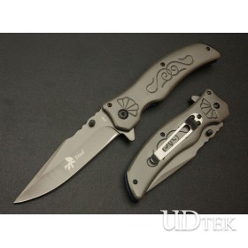56HRC Brand New Fast Open F49 Folding Knife Gift Knife UDTEK01396
